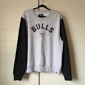 47 Bulls Crewneck Sweater in Gray and Black